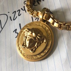 Gold Versace Necklace
